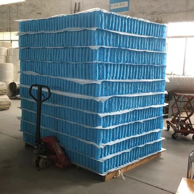 Высокоуглеродистый стальной проводный матрас с карманным пружинным блоком с опциями зоны 1/3/5/7 для оптимальной поддержки