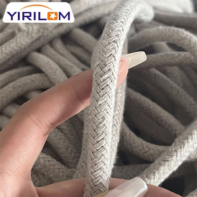 China Row Material Manufacturer Cotton Ropes Custom 3mm Thick Grey Natural Craft Cotton Rope (Китайский производитель материалов из ряда)
