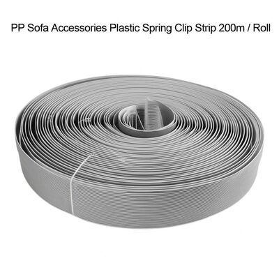 PP материал Пластиковый клип лента 200м Длина для зигзага весна фиксация дивана весна клип