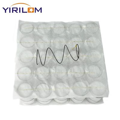 Хорошая цена 18*18 дюймов высокоуглеродистая сталь с 80гг ткань карманный пружинный блок для диванного сидения онлайн