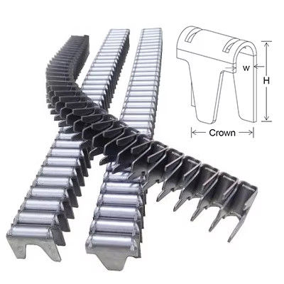 22мм Crown Galvanized Zinc Mattress Clip с PE проволокой для производства весенних матрасов