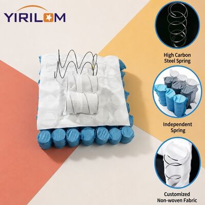 Small Size Independent Pocket Spring Unit with High Elasticity and Compressed Roll Pack for Sofa Cushions