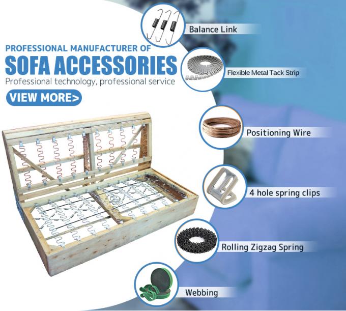 Лучшее качество стальной проволоки баланс крючок Зигзаг весенний фиксационный клип для диванов 2