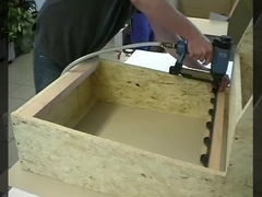 Диван пластиковой фиксатор