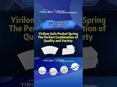 Производитель карманной пружины на заказ Хорошая 1,8 мм подушка карманная пружина для дивана фабрика