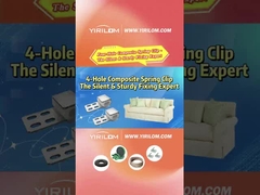 4 отверстия диван весенний диван металлический пластмассовый композитные зажимы для мебели Зигзаговый весенний