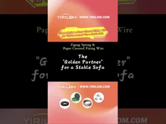 Пружины зигзаг для дивана-кровати с роликами 3,8 мм для фабричной мебели