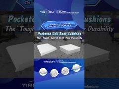 Двойной яркий белый карманный весенний Диван хорошего качества