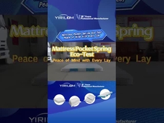 Более дешевое изготовление 10 дюймовых 3-зоновых карманных пружинных катушек для матрасов